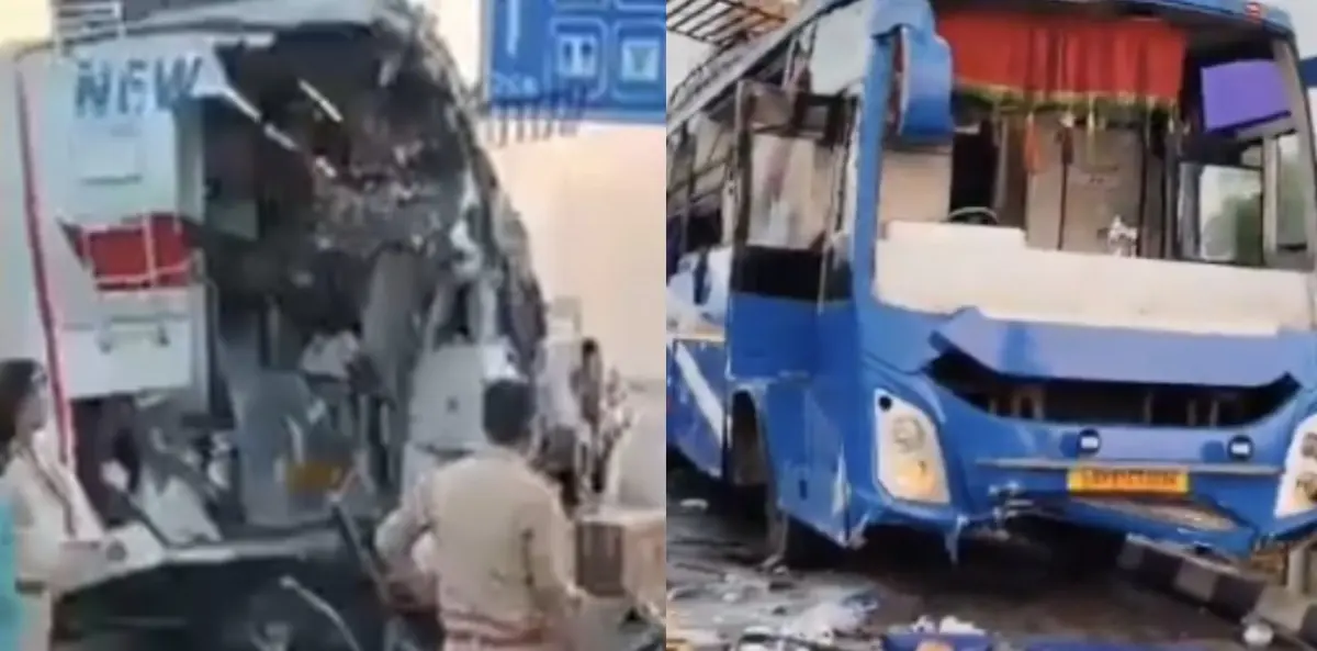 Screenshot 2025 05 27 at 1.14.03 PM Major Road Accident of Sleeper Bus on Agra-Lucknow Expressway From Delhi. 26 Passenger Injured.